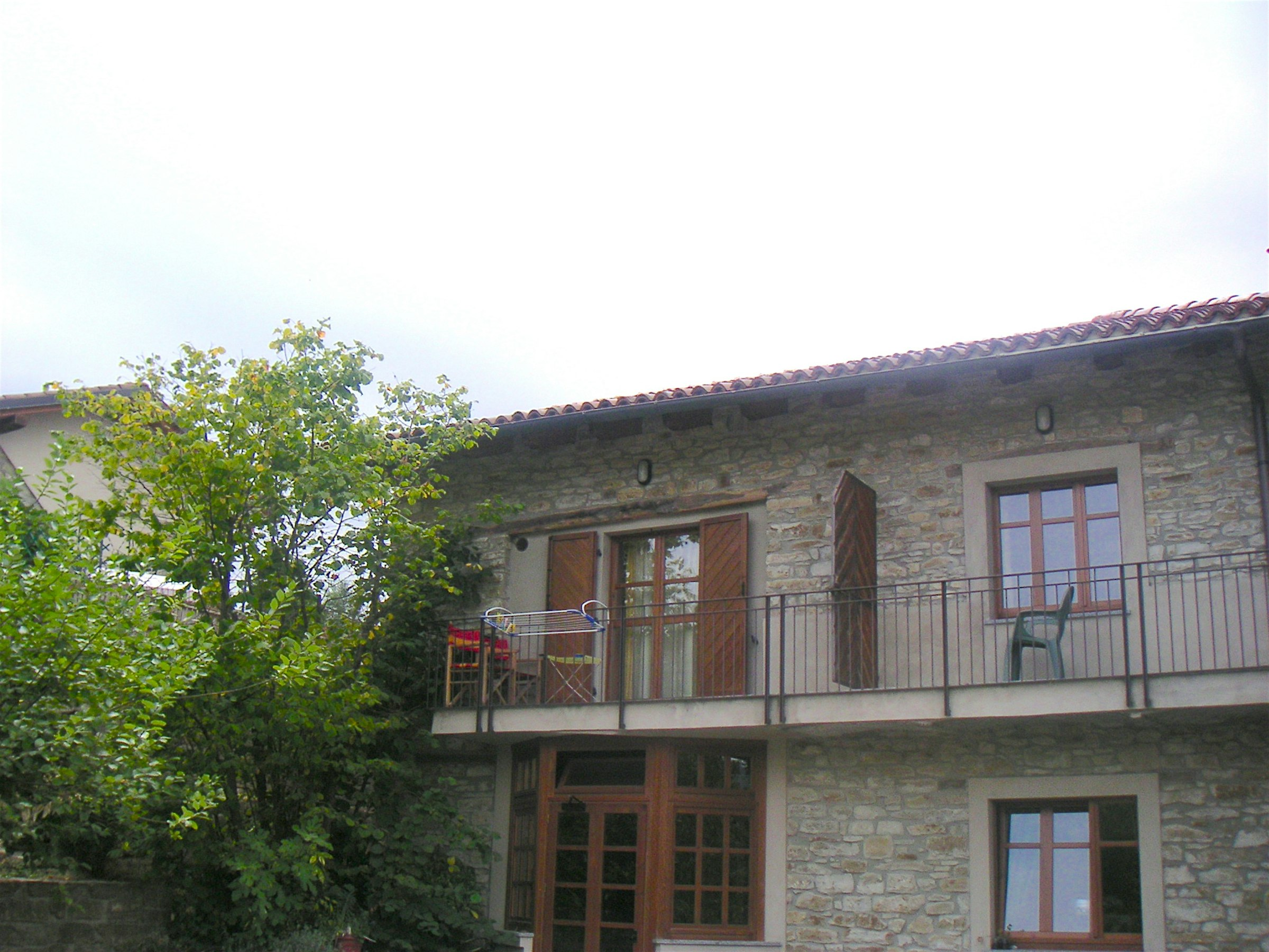 Ferienhaus mit Balkon