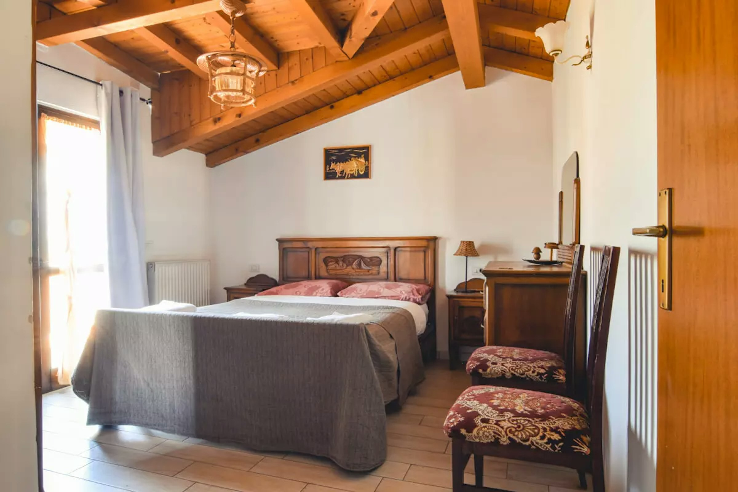 Ansicht der Ferienwohnung – Schlafzimmer mit Doppelbett