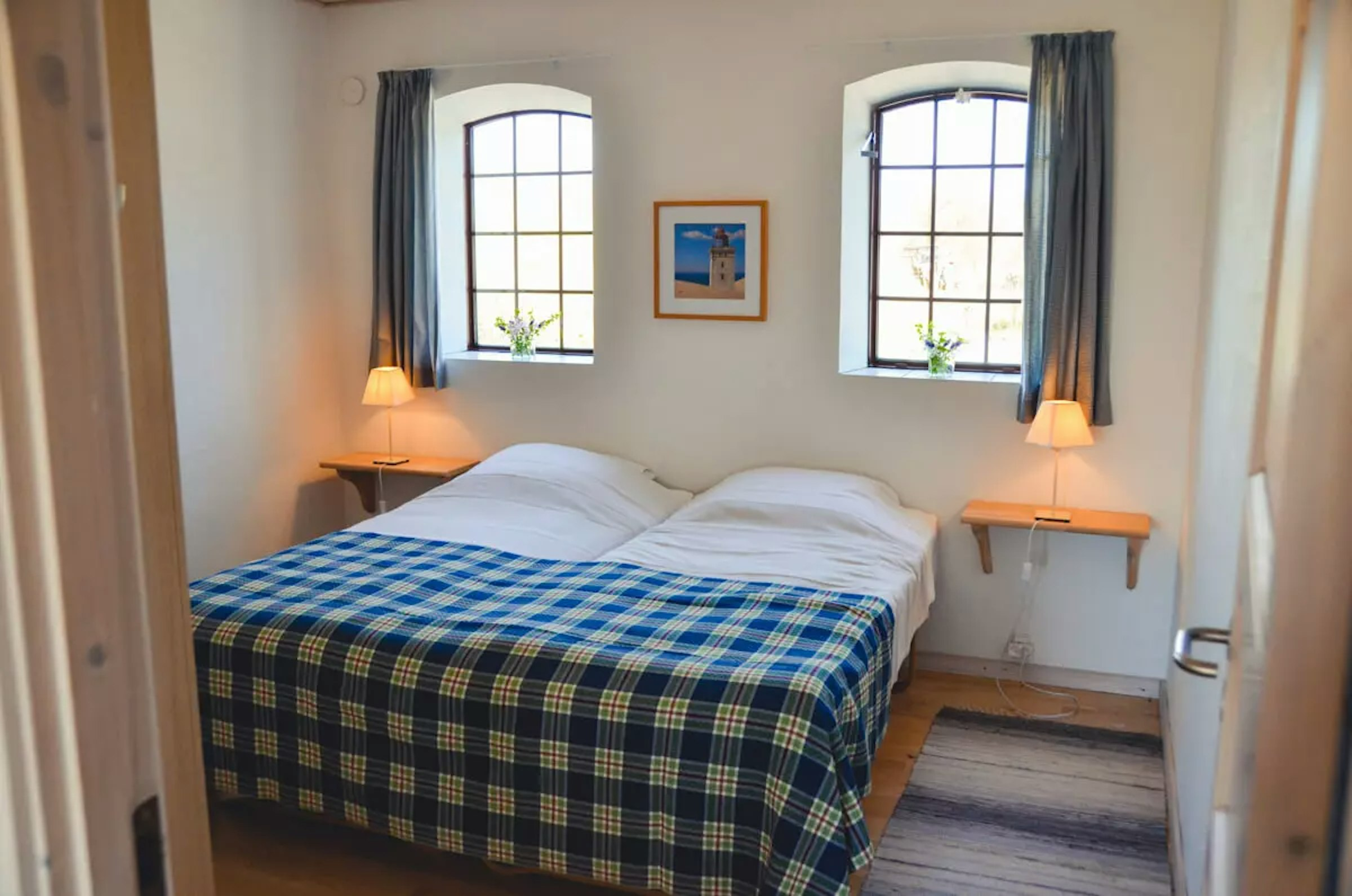 Schlafzimmer mit Doppelbett