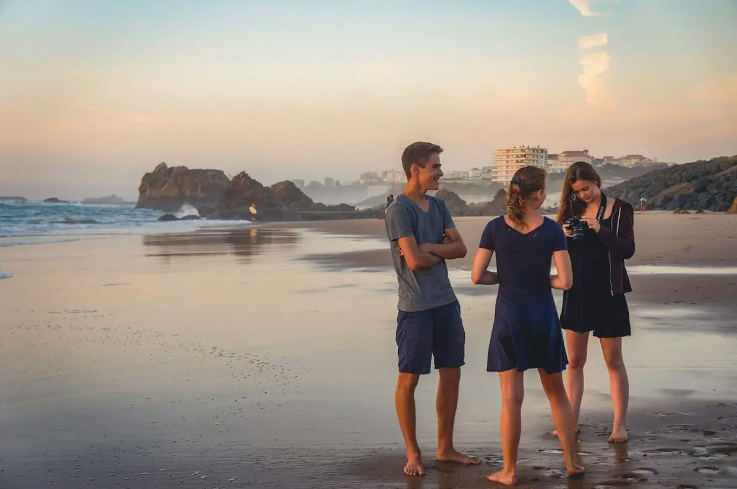 Jugendliche am Strand