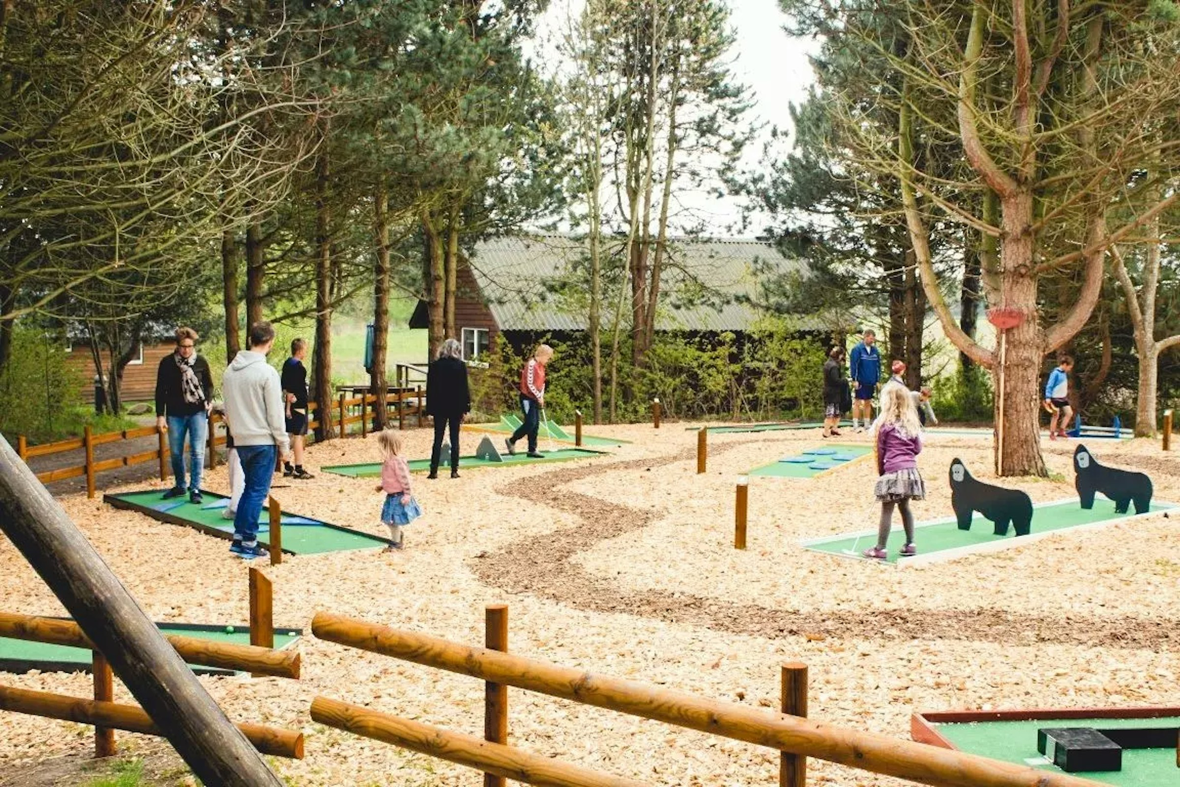 Minigolfplatz auf der Anlage