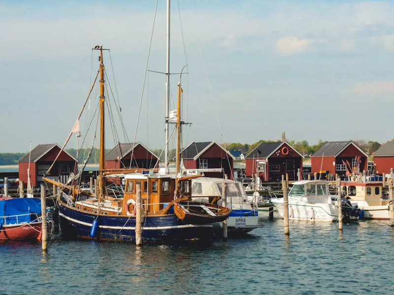 Hafen mit Booten