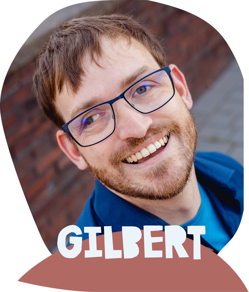 Gilbert berät unser Team und unsere Gäste, wenn es um das Thema Inklusion geht.