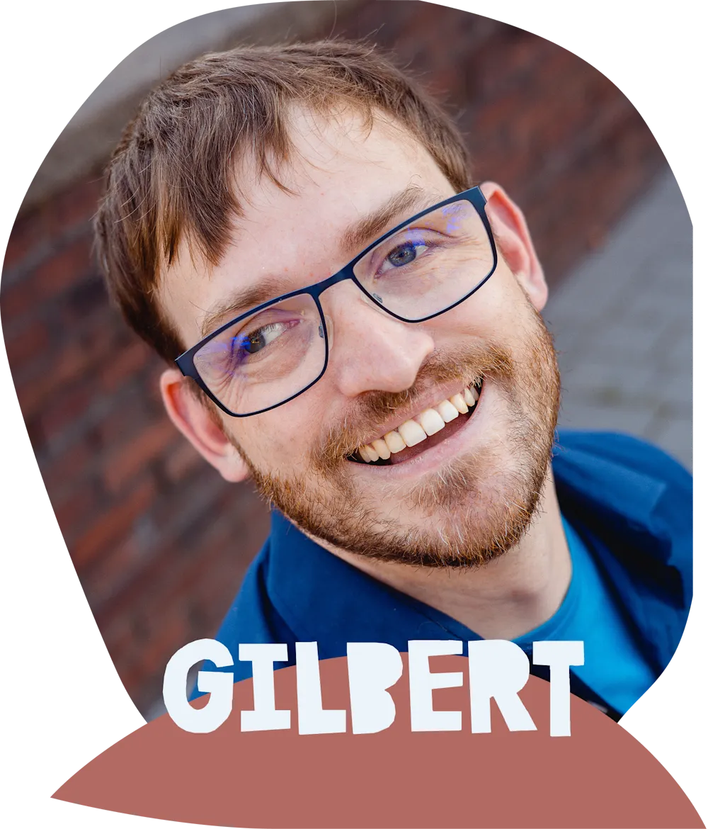 Gilbert berät unser Team und unsere Gäste, wenn es um das Thema Inklusion geht.