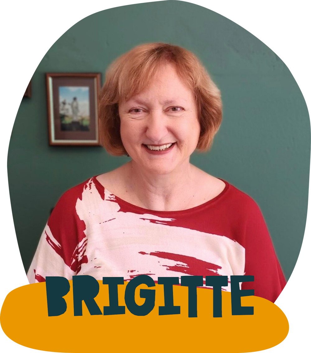 Brigitte leitet den Bereich Finanzen und Backoffice und hält den anderen an dieser Stelle den Rücken frei.