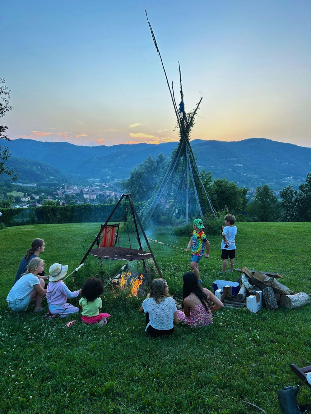 Lagerfeuer und spannende Geschichten