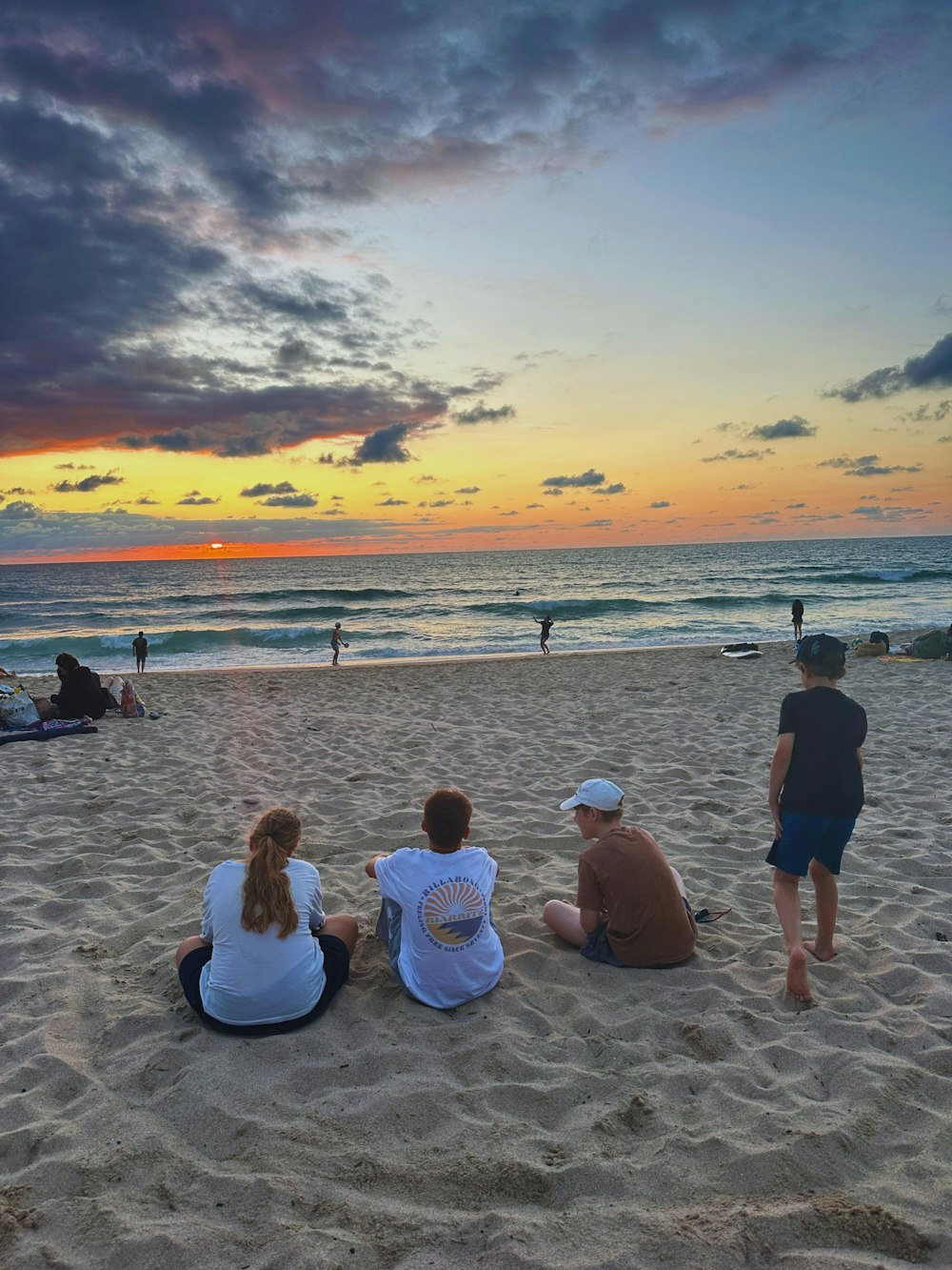 Sonnenuntergang am Strand