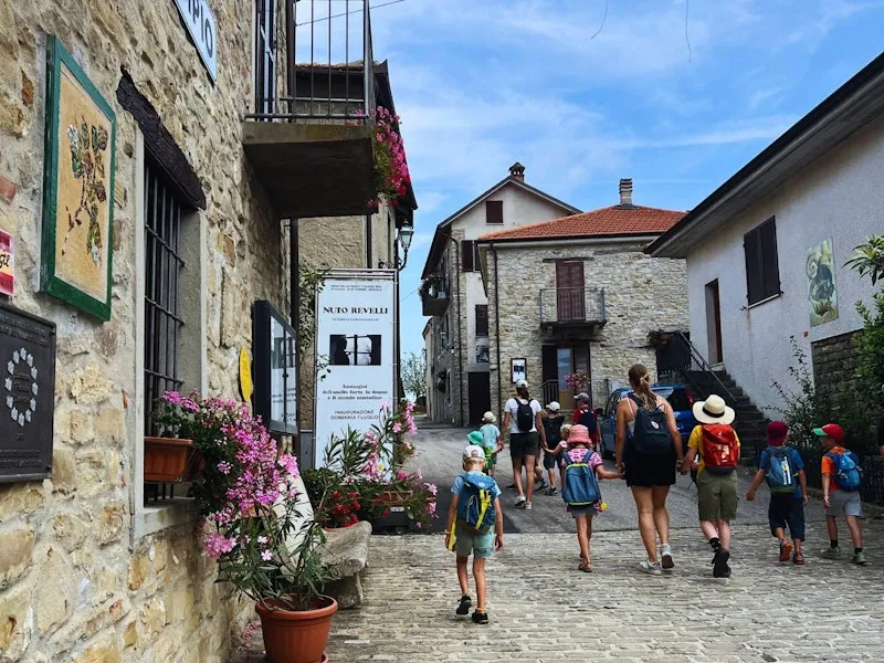 Stadtausflug in Italien