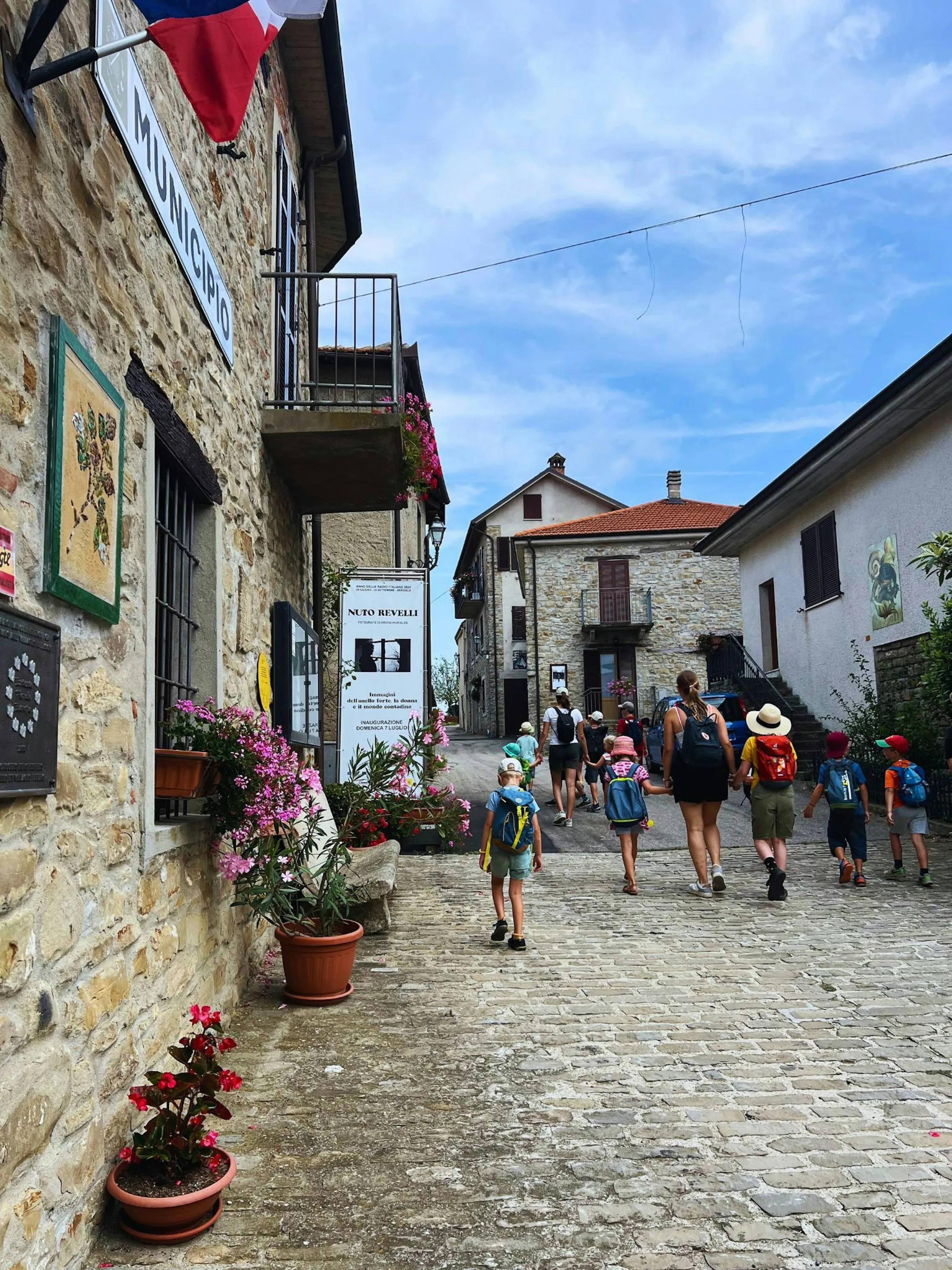 Stadtausflug in Italien