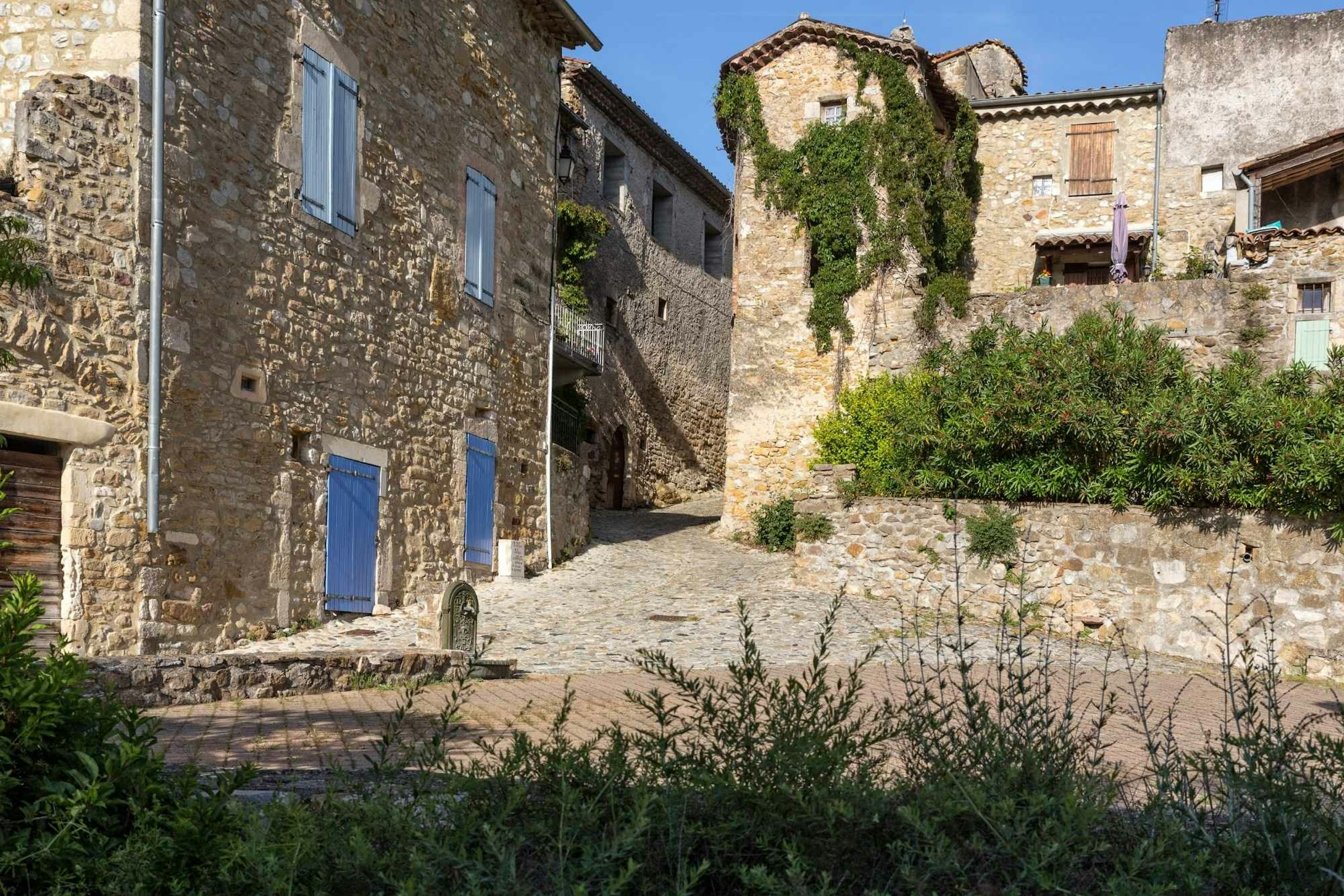 Französische alte Stadt