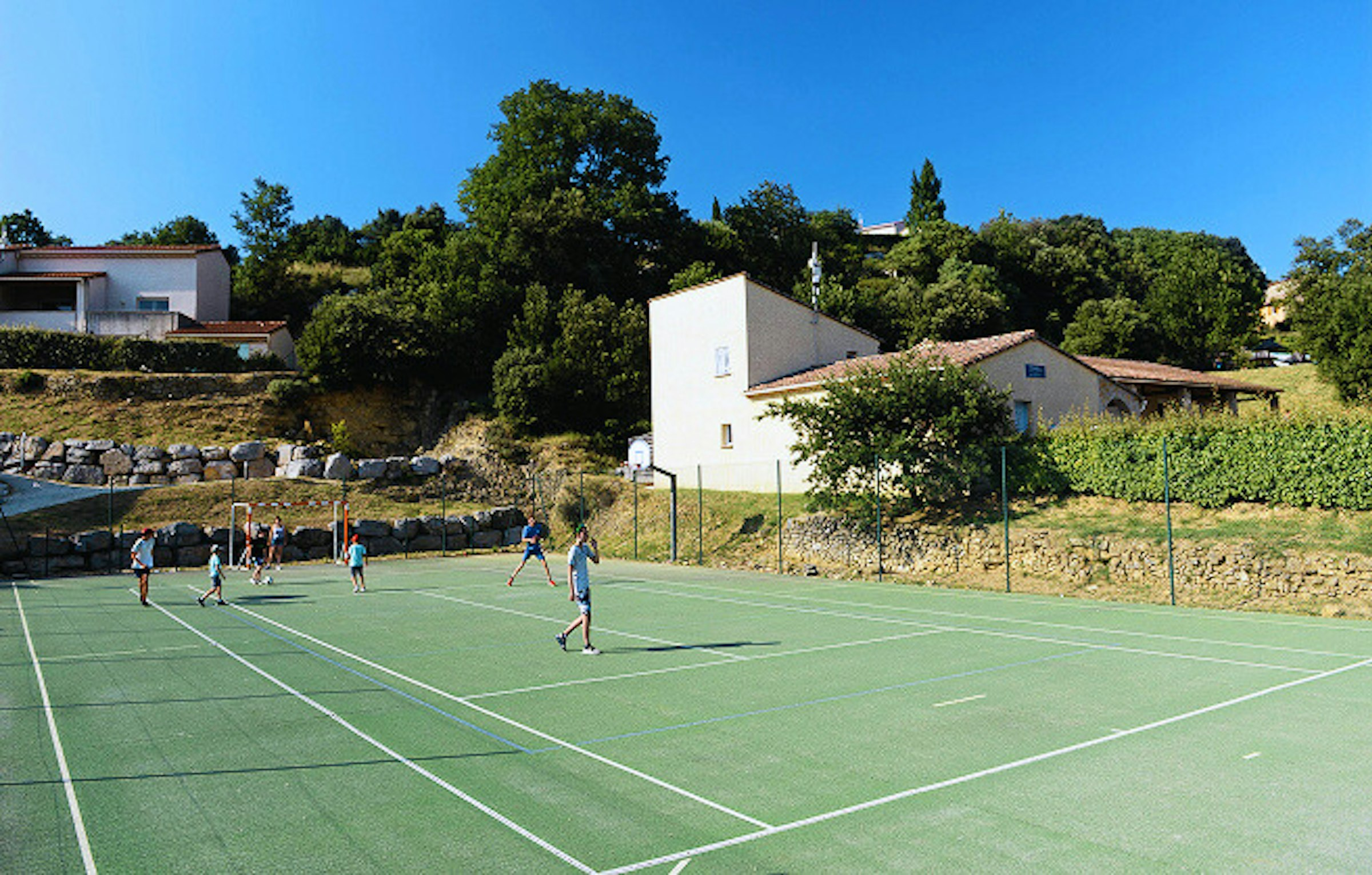Sportplatz in Frankreich