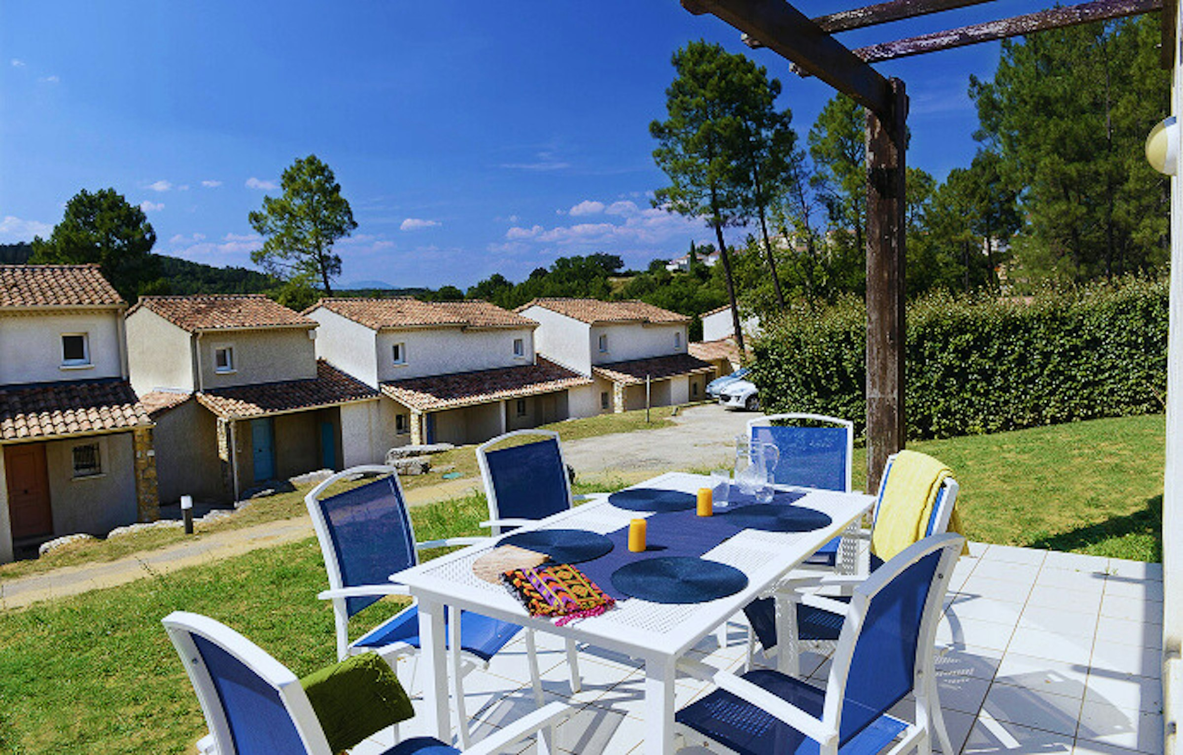 Terrasse von Ferienhaus