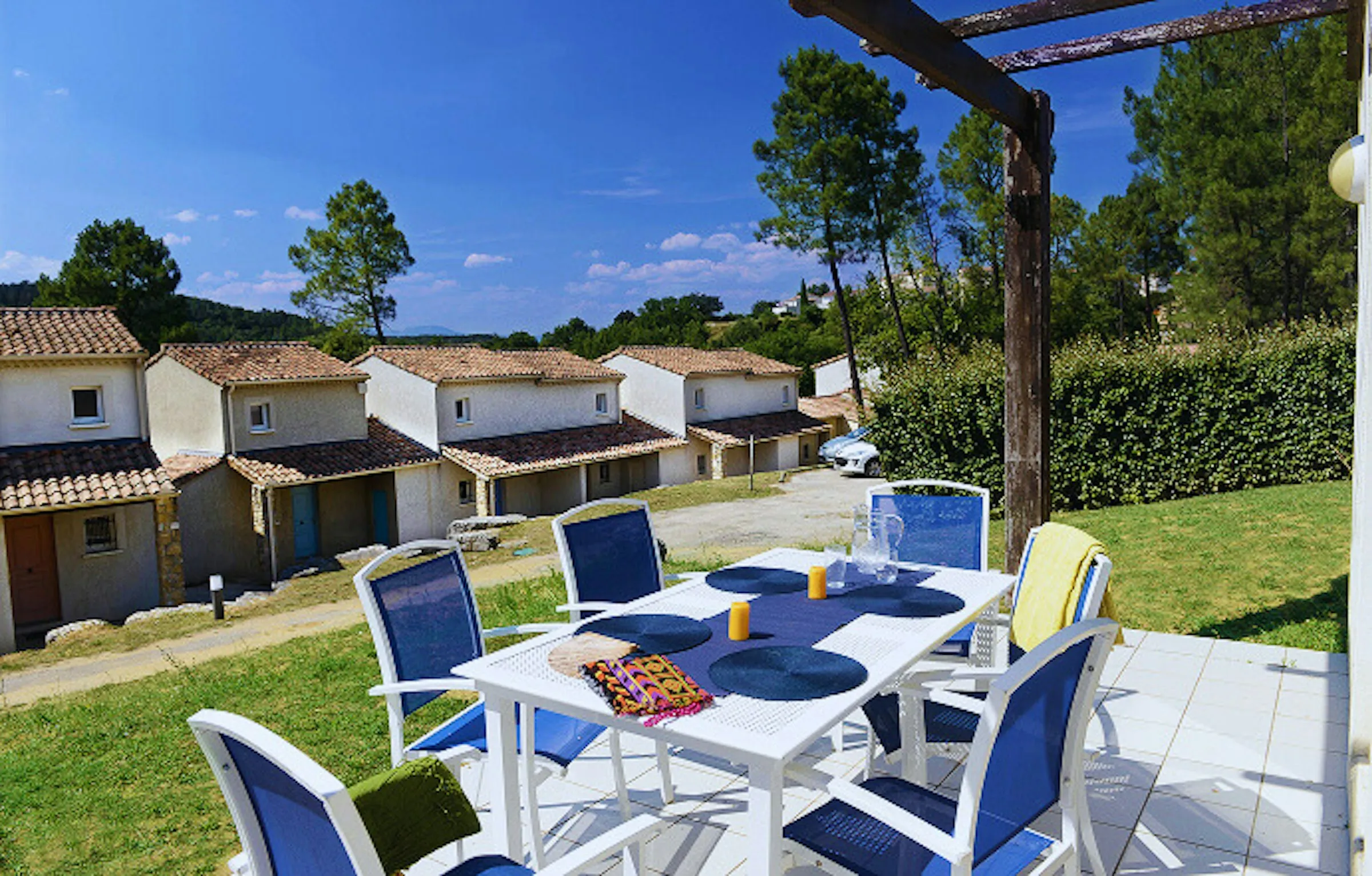 Terrasse von Ferienhaus