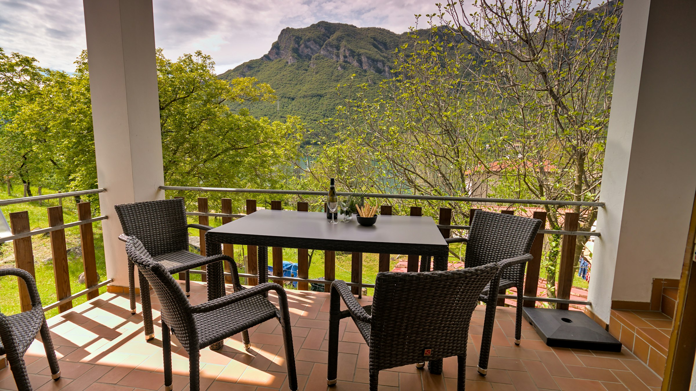 Balkon mit Aussicht