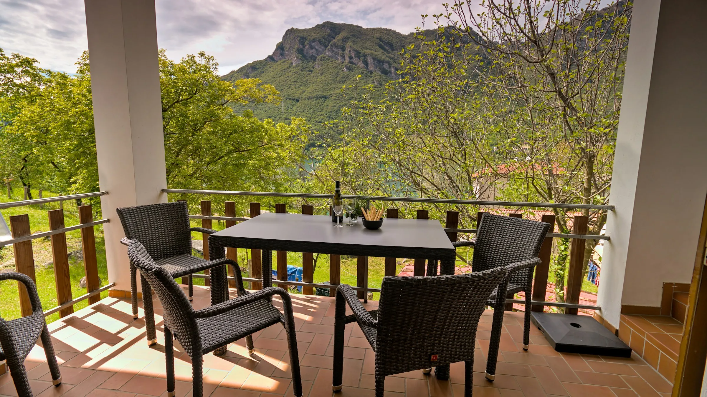 Balkon mit Aussicht