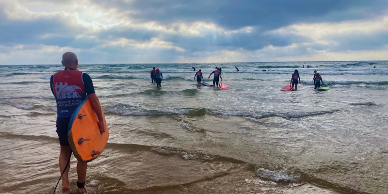 Biarritz bei bestem Surf-Wetter