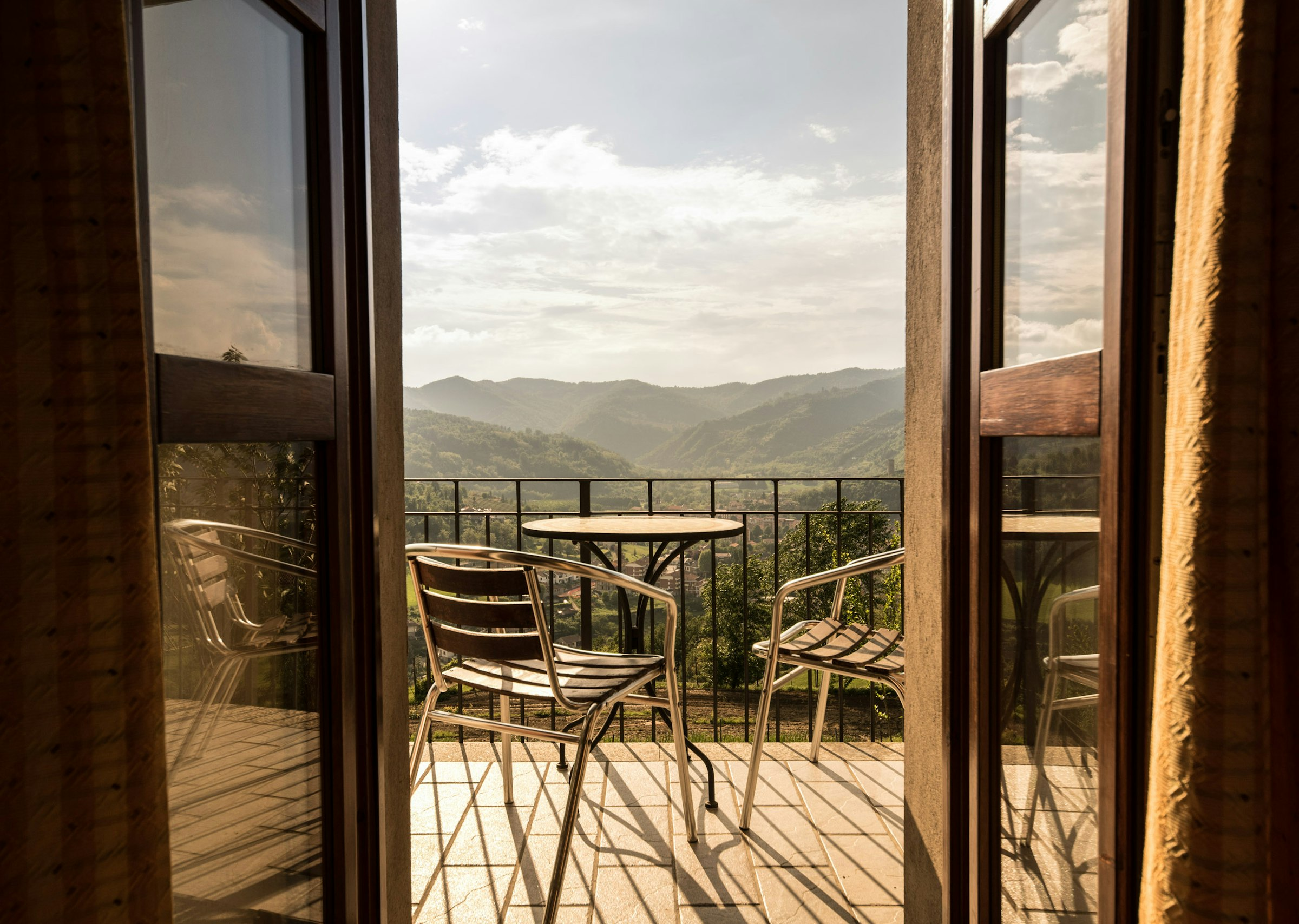 Balkon mit Aussicht