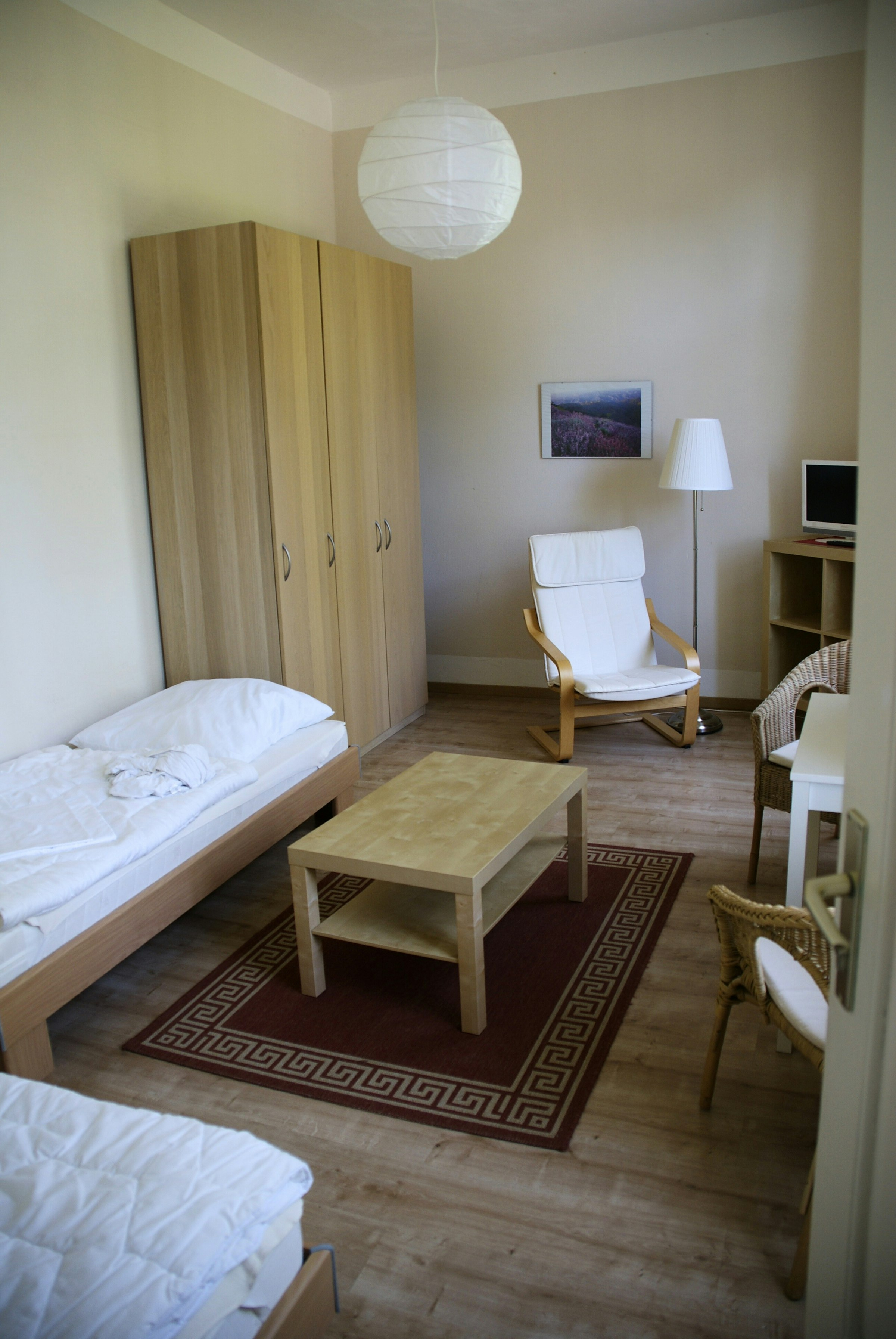 Wohnraum mit 2 Betten