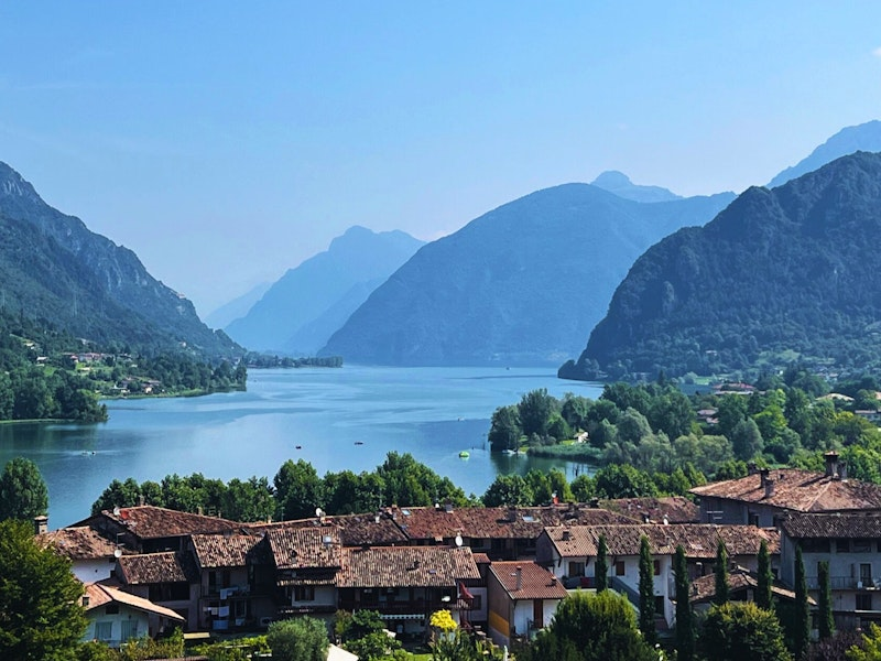Blick auf Crone am Idrosee
