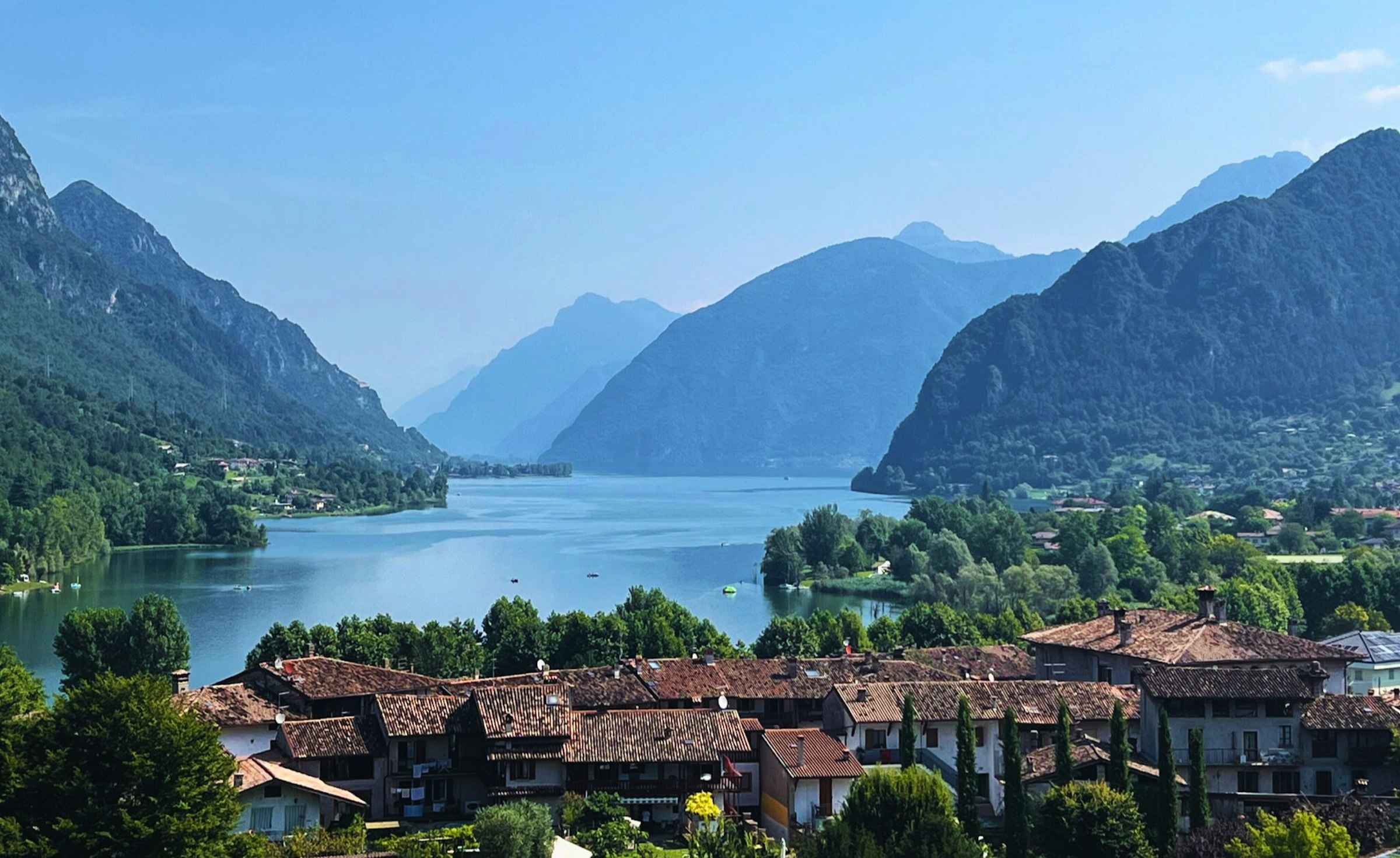 Blick auf Crone am Idrosee
